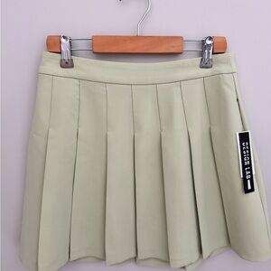 Design Lab Lord & Taylor Light Green Mini Skirt